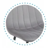 Monovo Minkšta kėdė svetainei Modern Loft Velvet Pilkas Velvet ORITE
