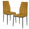 Monovo Minkšta kėdė svetainei Valgomojo Loft Modern Velvet Curry BLYX