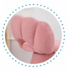 Monovo Modernaus dizaino kėdė pliušinis Lamb Boucle Rožinė MELO