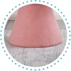Monovo Rožinė minimalistinio dizaino kėdė Lamb Boucle Teddy JASMINE