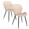 Monovo Velvet Metal Loft Svetainės kėdė Smėlio spalvos Minkštas Velvet LERO