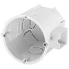 Pawbol Montavimo dėžutė betonui 63mm 1 vieta Balta