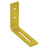 DMX Montavimo kampas, 120 x 80 x 35 x 4 mm, geltonai cinkuotas 10 vnt.