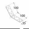 Montavimo kampas, 135°, 100x100x35x2,5mm, cinkuotas