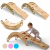 Montessori 3-in-1 rokeris vaikui su pagalve, kalneliu, Wood Style sienele