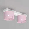 Moonlight DZIECIĘCA LAMPA PLAFON SUFITOWY ŻYRANDOL LED GX53 SERCE DLA DZIEWCZYNKI