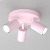 Moonlight DZIECIĘCA LAMPA SUFITOWA PLAFON SPOT DLA DZIEWCZYNKI LED GU10 MOTYLKI RÓŻOW