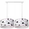 Moonlight DZIECIĘCA LAMPA WISZĄCA ABAŻUR MYSZKA 30 CM LISTWA