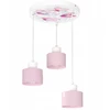 Moonlight DZIECIĘCA LAMPA WISZĄCA SUFITOWA E27 LED MOTYLKI 3-PKT NADRUK LASEROWY