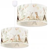 Moonlight DZIECIĘCA LAMPKA WISZĄCA ABAŻUR 30 CM PASTELOWY ZWIERZĄTKA E27 LED LAS