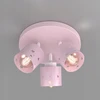 Moonlight DZIEWCZĘCA LAMPA PLAFON SUFITOWA ŻYRANDOL LED E27 RÓŻOWA SERDUSZKA