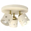 Moonlight MERGAITĖS LUBŲ LEMPAS LED SIETUMAS 3XE27 BEIGE STARS