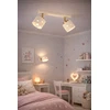 Moonlight MERGAITĖS LUBŲ LEMPAS LED SIETUMAS 3XE27 BEIGE STARS