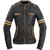 Moteriška odinė motociklininko striukė W-TEC Traction Lady