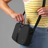 Moteriška rankinė Pacsafe Citysafe CX Econyl su RFID apsauga nuo vagysčių, juoda spalva