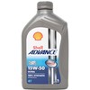 Motociklų variklių alyva SHELL Advance 4T Ultra 15W-50, 1L