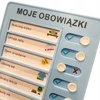 MOTYVACINĖ LENTA VAIKAMS PAREIGŲ SĄRAŠAS LENKŲ MĖLYNA