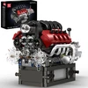 Mould King 10227 Technic Maserati V8 variklių blokeliai 14+