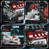 Mould King 10227 Technic Maserati V8 variklių blokeliai 14+