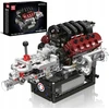 Mould King 10227 Technic Maserati V8 variklių blokeliai 14+