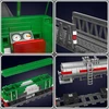 Mould King 12026 Hxn 3 Dyzelinė Lokomotyva Statybinių Blokelių Rinkinys
