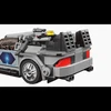 Mould King BLOKAI TECHNINIAI SPORTINIAI TRANSPORTO PRIEMONĖS DELOREAN 414 el. MOLD KING 27019 + VITRINA