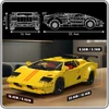 Mould King Mold King 13195 blokų rinkinys Auto Car RC BOX
