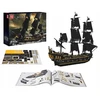 Mould King Mold King 13199 statybiniai blokeliai - piratų laivas Juodas pearl pirates