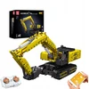 Mould King Mold King 15061 Blocks Nuotoliniu būdu valdomas vikšrinis ekskavatorius 1113 vnt.