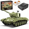 Mould King MOLD KING 20035 M26 Pershing RC Blocks Remote Control Tank Remote Control + APP