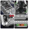 Mould King Mold King blokai 10203 Mercedes-Benz V8 Turbo ENGINE Technic BOX variklis