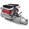 Mould King Mold King blokai 10203 Mercedes-Benz V8 Turbo ENGINE Technic BOX variklis
