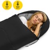 Mountain Goat STANDARD mumija miegmaišis, juodas