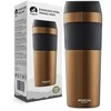 „Mountain Goat TRAVEL“ termo puodelis, 450 ml, rudas