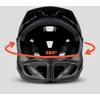 MOVINO EDGE viso veido šalmas 418g MTB paspirtukas, 51-54cm, įmontuotas