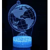 Moxomi 3d Led Globuso Lempa Naktinė Lempa 16 Spalvų su Nuotolinio Valdymo Pulteliu