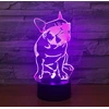 Moxomi 3d Led Lempa Šunelis Prancūzų Buldogas, 16 Spalvų + Pilotas