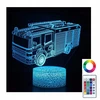 Moxomi 3d Led Lempučių Žibintas Gaisrinė - 16 Spalvų, Usb