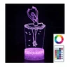 Moxomi LAMPA 3D LED BALET BALETNICA Naktinė lempa 16 KOLORÓW PREMIUM + Pultas