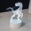 Moxomi LAMPA 3D LED USB DINOZAUR Naktinė lempa dla DZIECKA 16 KOLORÓW