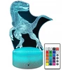 Moxomi LAMPA 3D LED USB DINOZAUR Naktinė lempa dla DZIECKA 16 KOLORÓW
