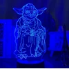Moxomi LAMPA 3D LED USB GWIEZDNE WOJNY YODA STAR WARS NOC