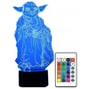 Moxomi LAMPA 3D LED USB GWIEZDNE WOJNY YODA STAR WARS NOC