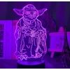 Moxomi LAMPA 3D LED USB GWIEZDNE WOJNY YODA STAR WARS NOC