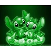 Moxomi LAMPA 3D LED USB W KSZTAŁCIE LILO & STITCH PREZENT 16 KOLORÓW + Pultas