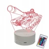 Moxomi LAMPKA 3D LED CZOŁG TANK T54 MILITARIA LAMPA 16 KOLORÓW PREMIUM +Pultas