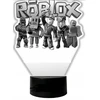 Moxomi Naktinė lempa USB 3D LED Žaidimas ROBLOX LAMPA 16 KOLORÓW + Pultas