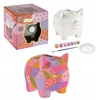 Omega Toys Moxy „PIGGY PIGGY BANK“ KERAMINIS KŪRYBINIS DAŽYMO RINKINYS, skirtas „pasidaryk pats“ vaikams