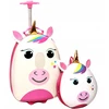 Kelioninis Mpmax UNICORN SET lagaminas ant ratų LED APŠVIETIMO KURIŠNĖ VAIKŲ BAGAŽUI