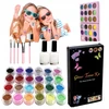 MTA PLAUNAMO GLITTER TATTUOS STUDIO DIDELIS RINKINYS ĮVAIRUS TATUiruočių dizainas